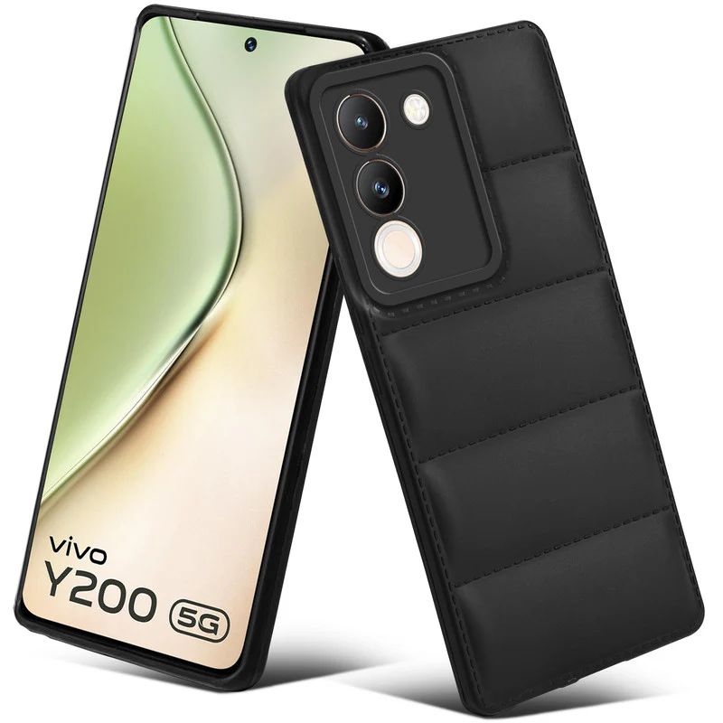 Soft Silicone Comfort Grip Back Cover Case For Vivo Y200 5G
