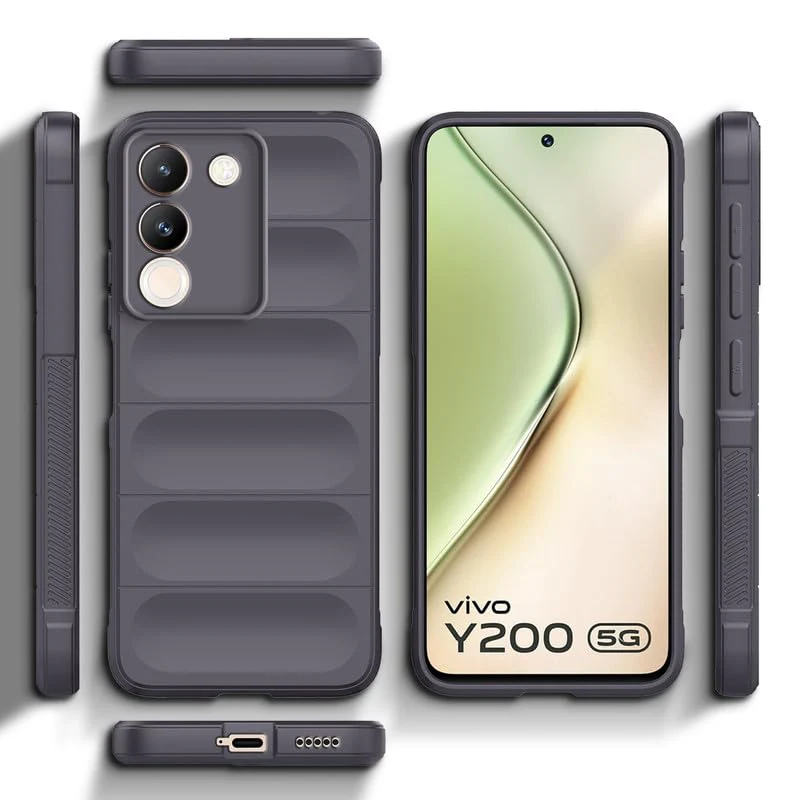 Soft Silicone Comfort Grip Back Cover Case For Vivo Y200 5G - Image 17