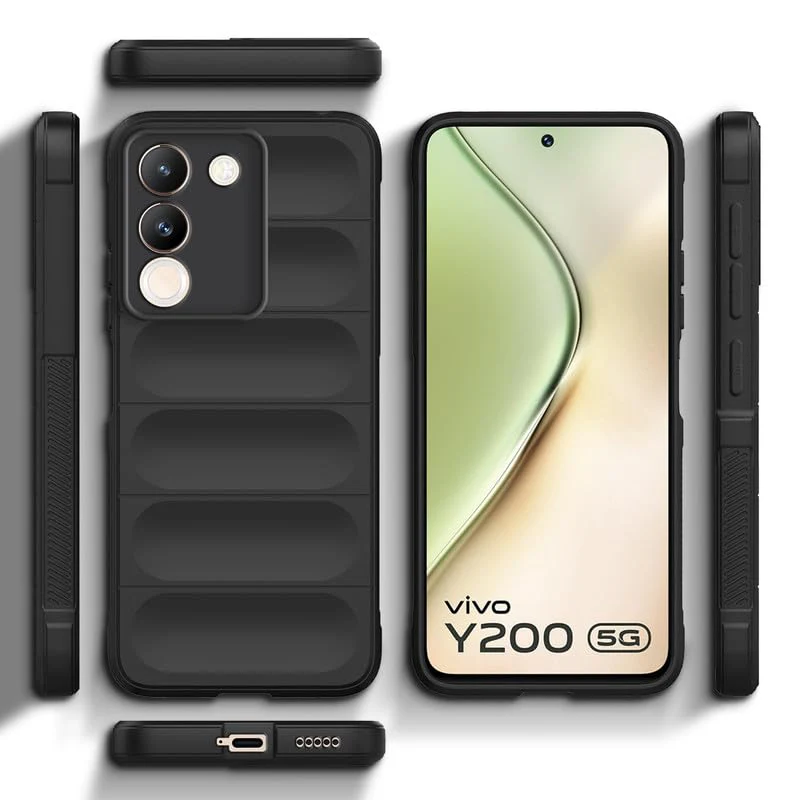 Soft Silicone Comfort Grip Back Cover Case For Vivo Y200 5G - Image 3