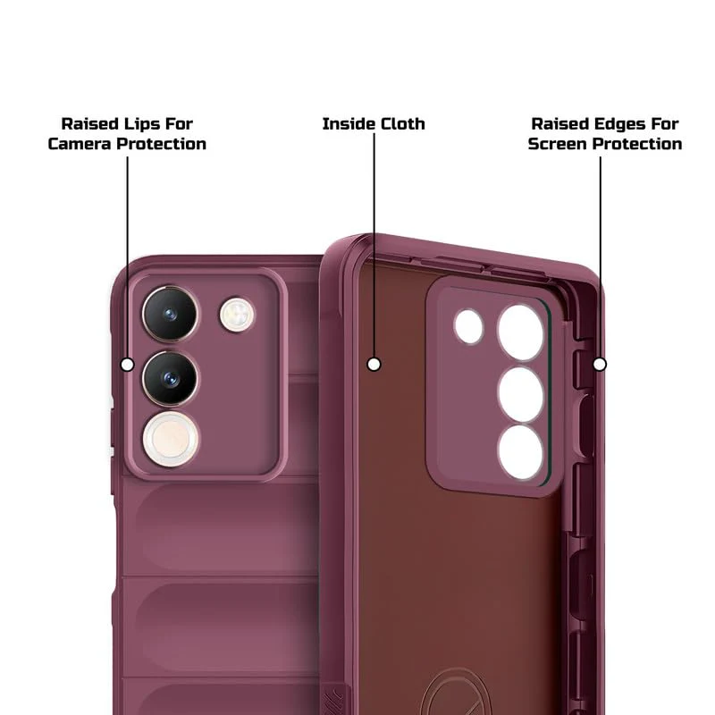 Soft Silicone Comfort Grip Back Cover Case For Vivo Y200 5G - Image 33