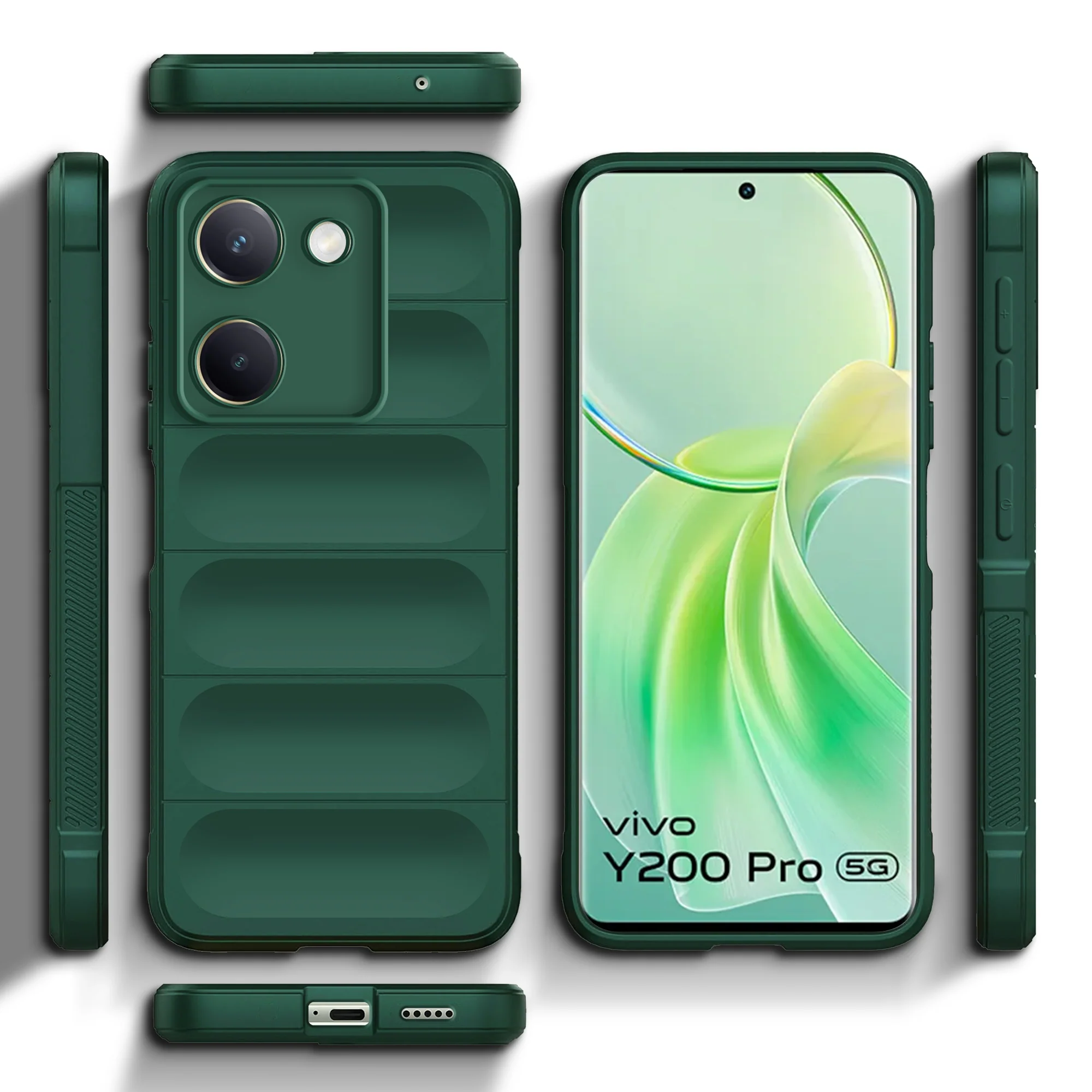 Soft Silicone Comfort Grip Back Cover Case For Vivo Y200 Pro 5G - Image 10