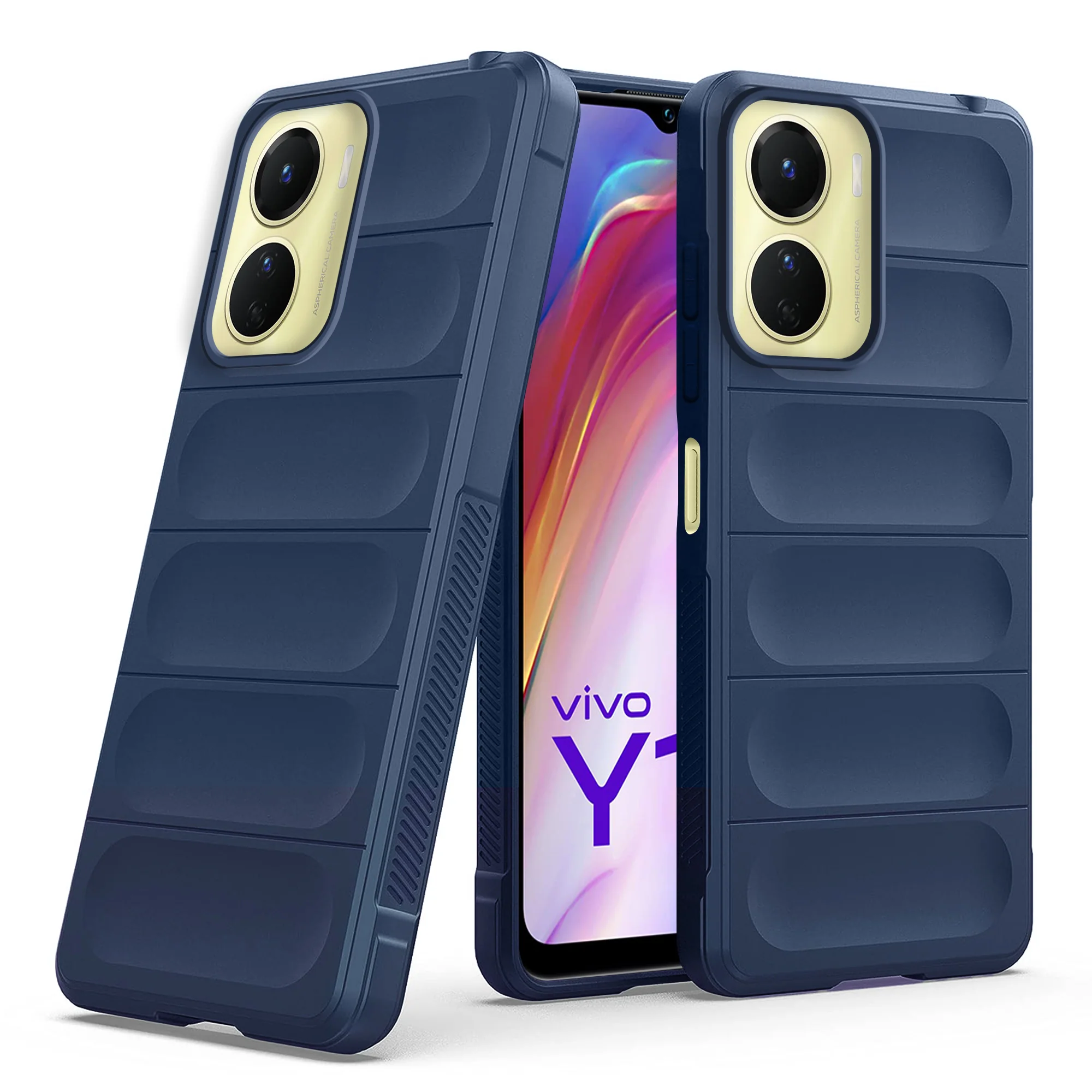 Soft Silicone Comfort Grip Back Cover Case For Vivo Y16 - Image 13