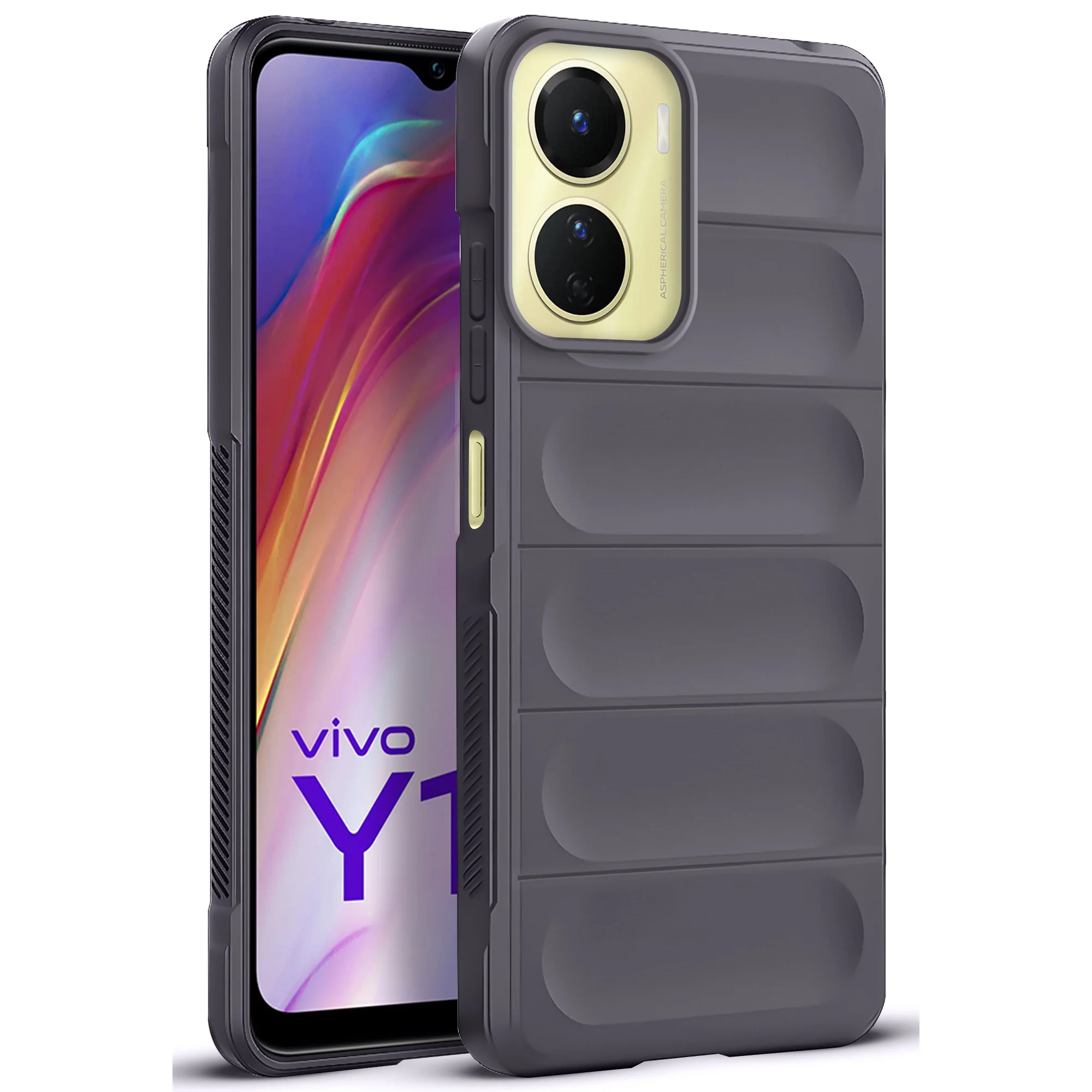 Soft Silicone Comfort Grip Back Cover Case For Vivo Y16 - Image 23