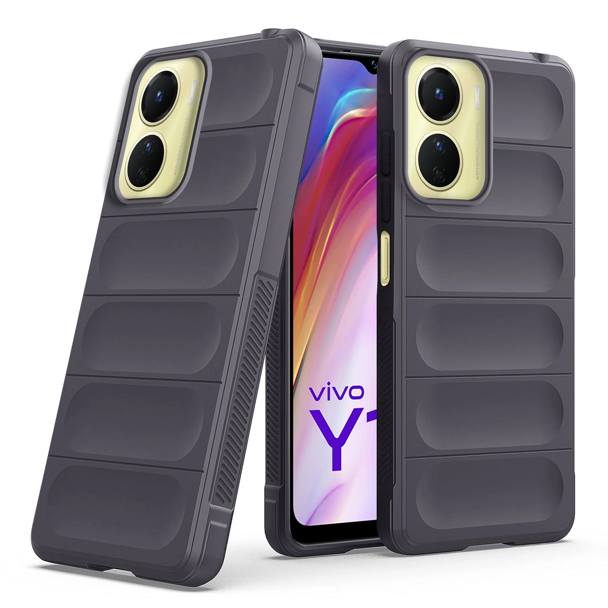 Soft Silicone Comfort Grip Back Cover Case For Vivo Y16 - Image 28