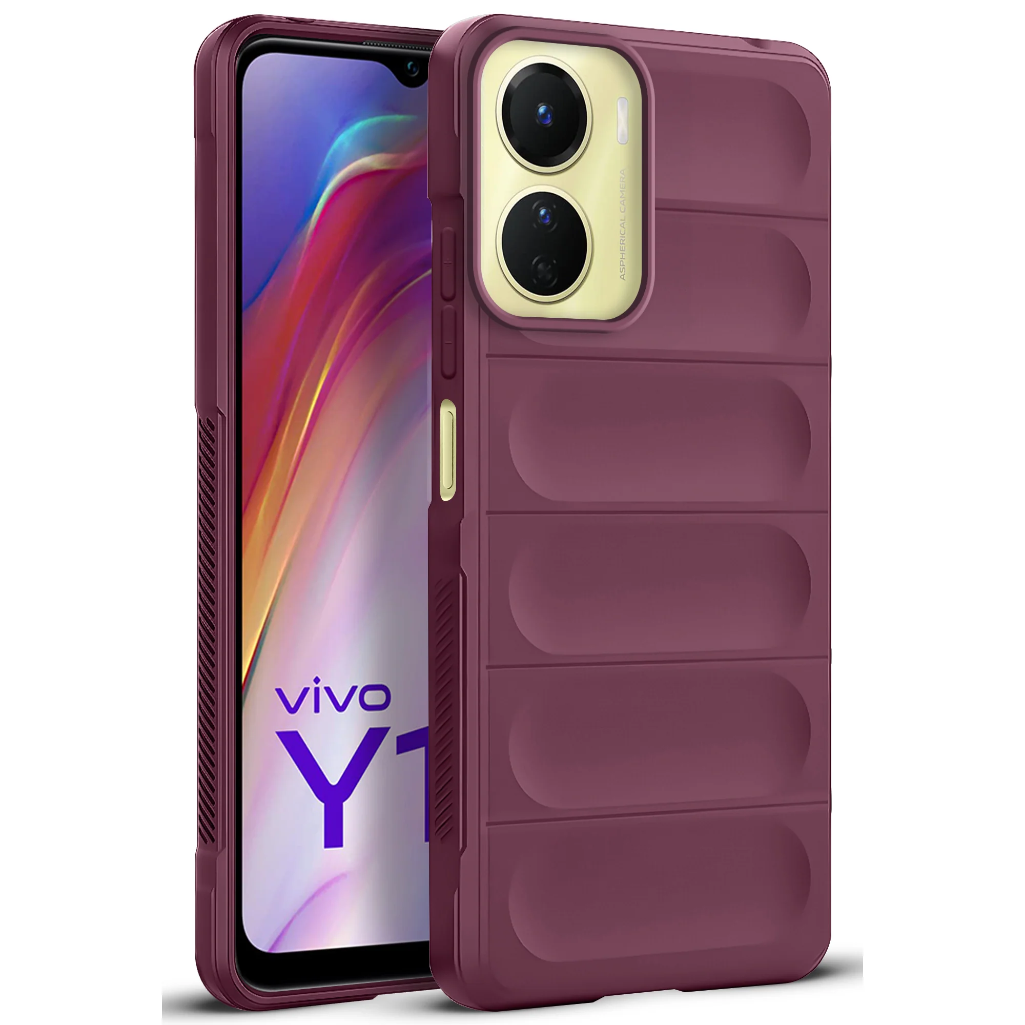 Soft Silicone Comfort Grip Back Cover Case For Vivo Y16 - Image 30
