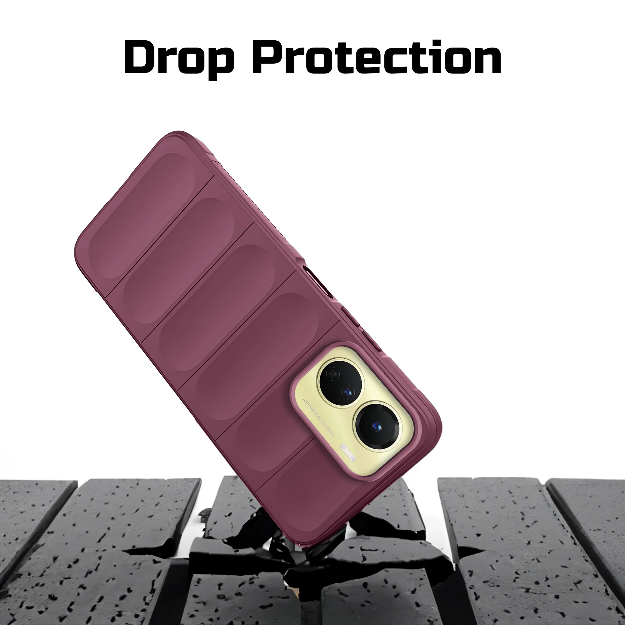Soft Silicone Comfort Grip Back Cover Case For Vivo Y16 - Image 32