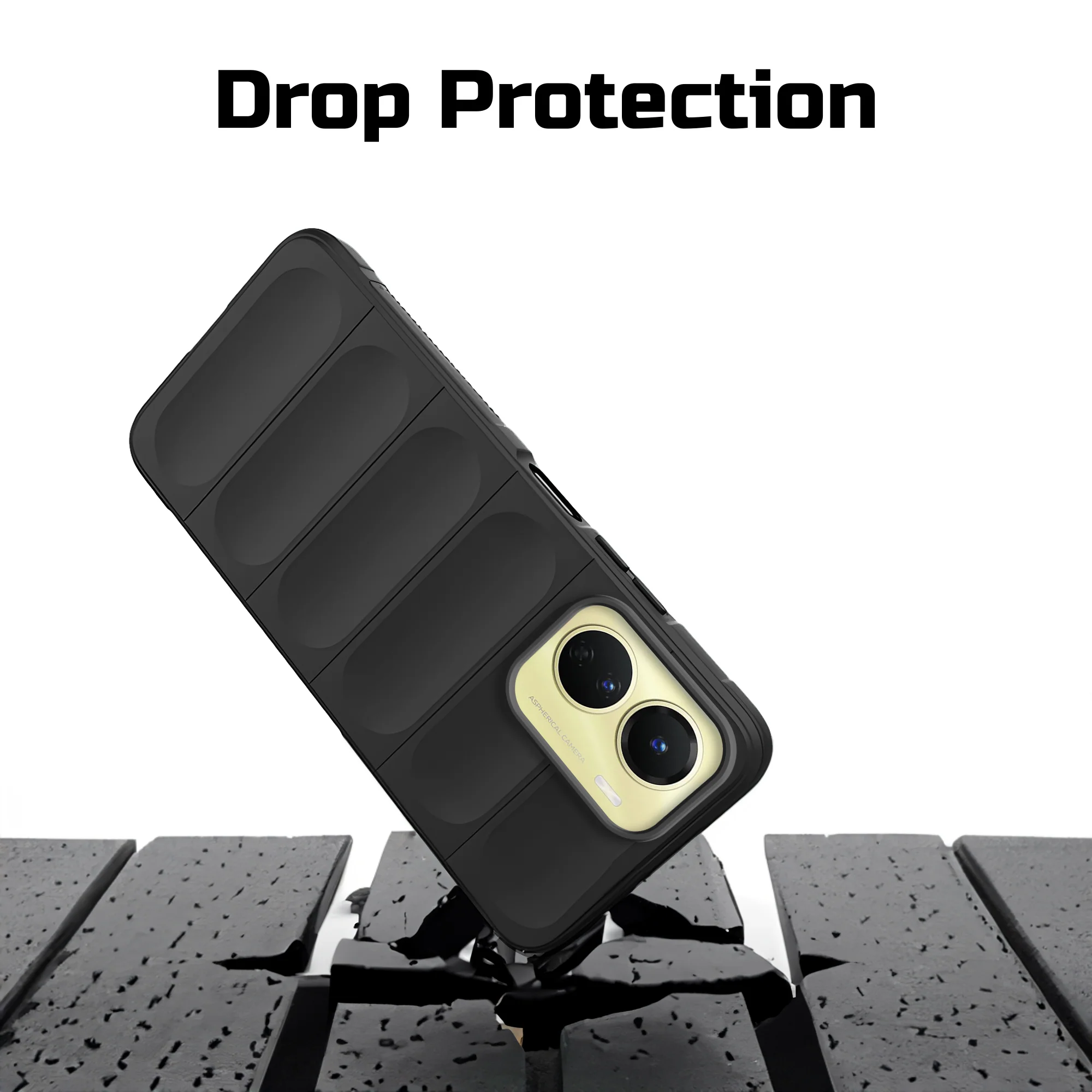 Soft Silicone Comfort Grip Back Cover Case For Vivo Y16 - Image 4