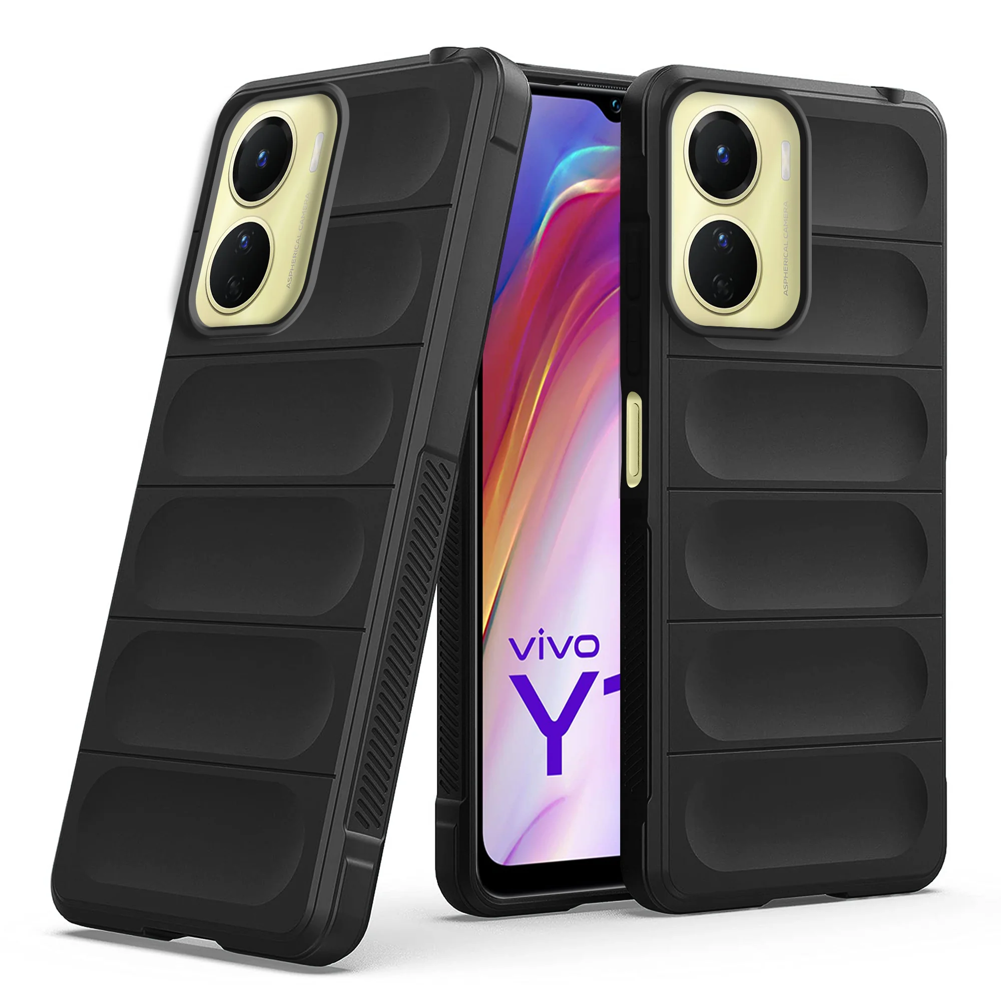 Soft Silicone Comfort Grip Back Cover Case For Vivo Y16 - Image 6