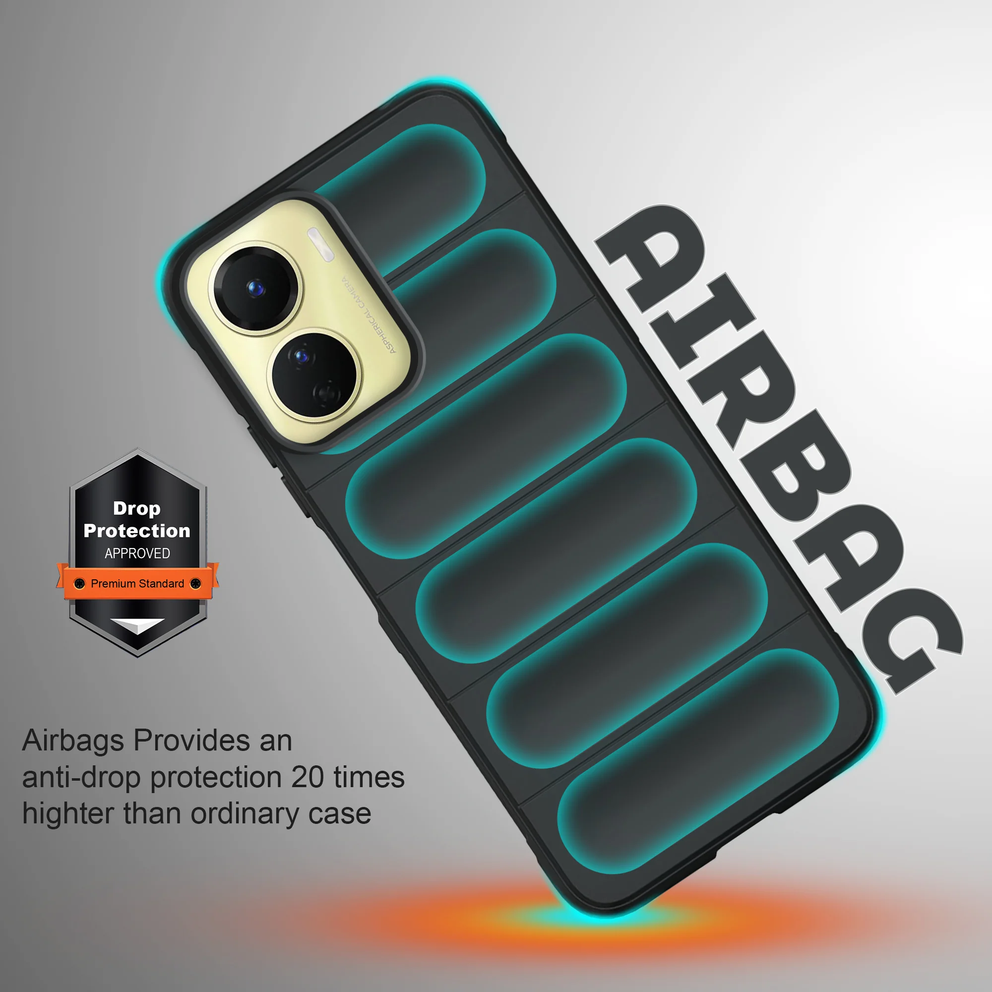 Soft Silicone Comfort Grip Back Cover Case For Vivo Y16 - Image 7