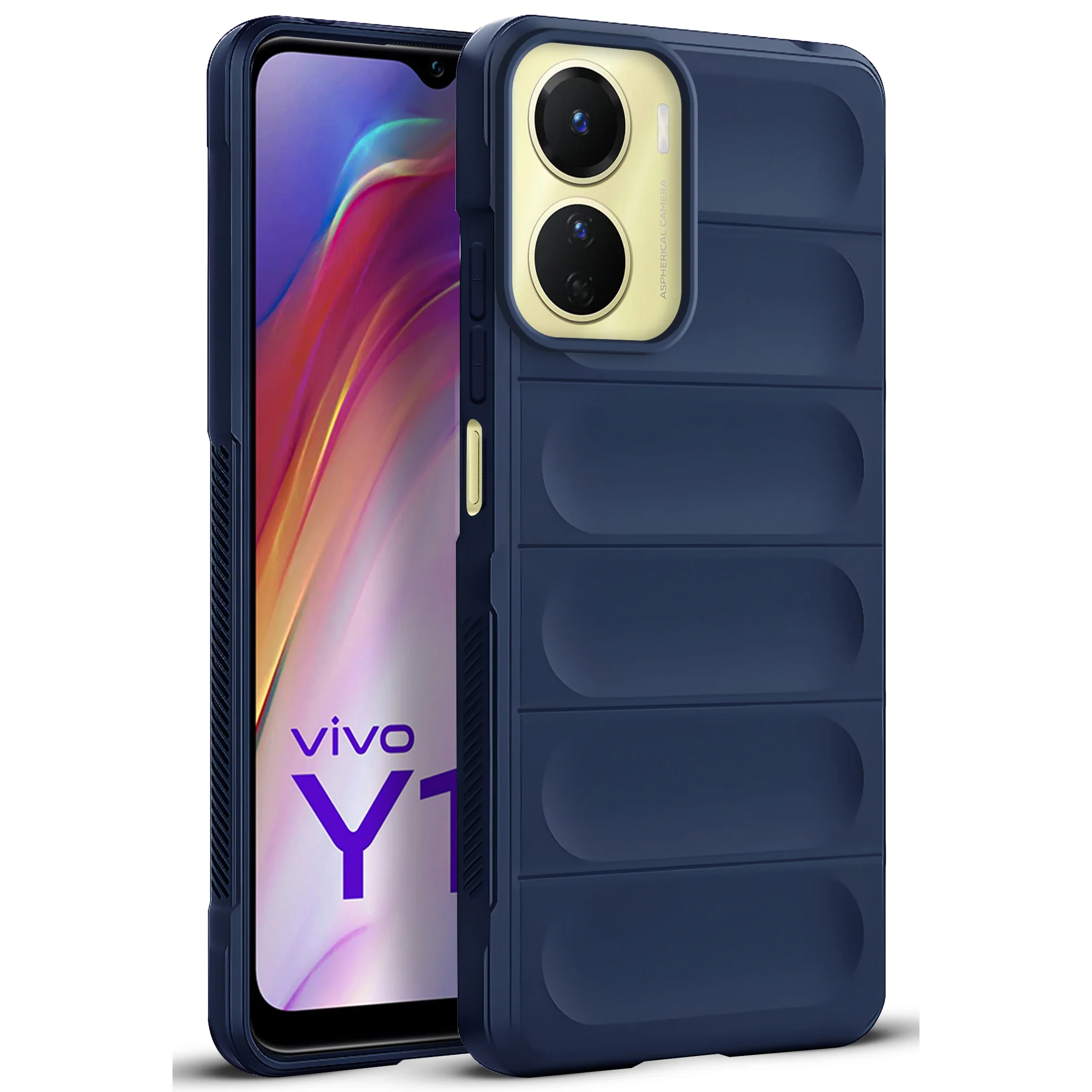 Soft Silicone Comfort Grip Back Cover Case For Vivo Y16 - Image 8