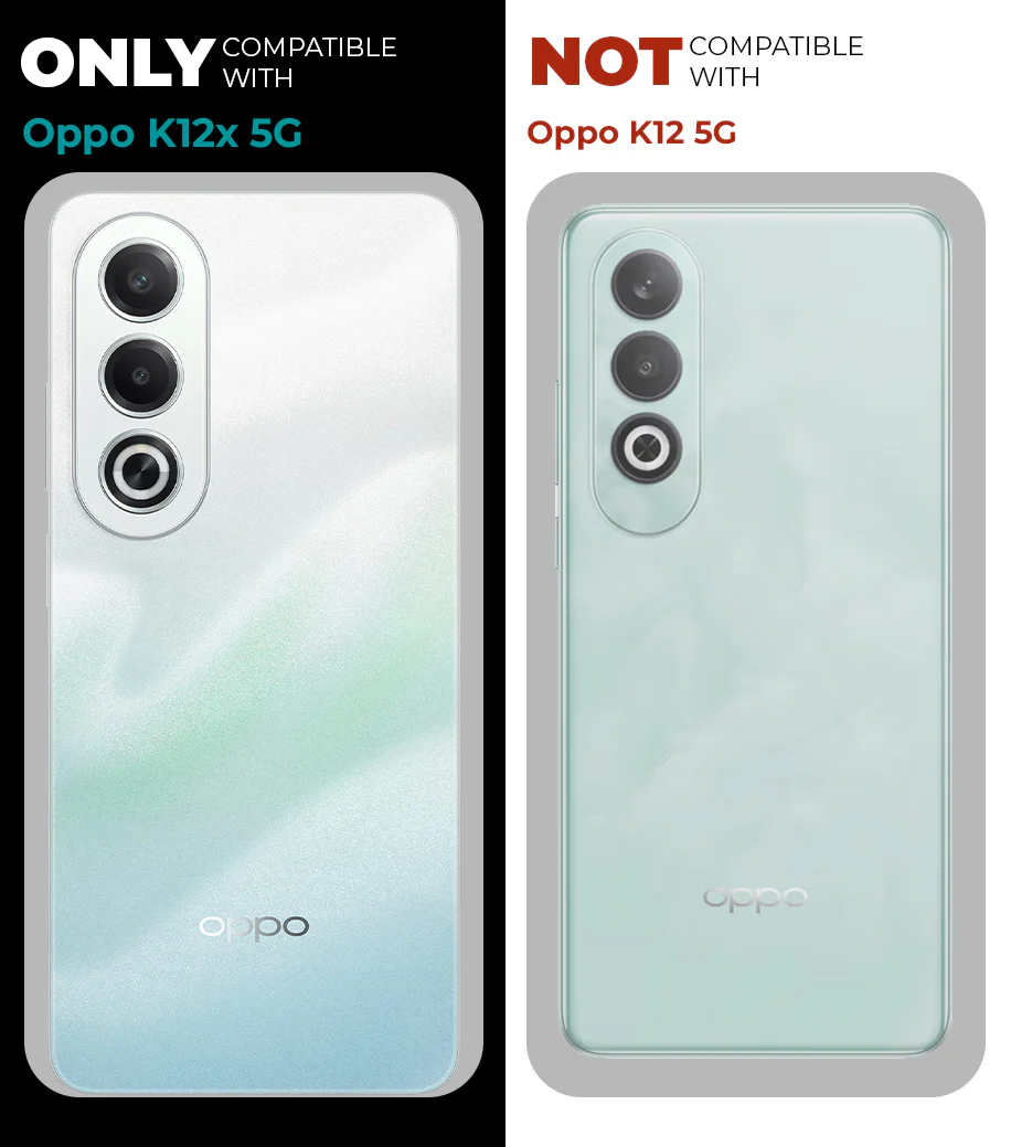Silicone Border Transparent Back Cover for Oppo K12x 5G - Image 2