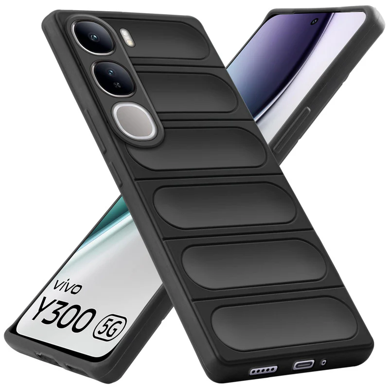 Liquid Soft Silicone Case Minimalistic Design With Camera Protection Back Cover For Vivo Y300 5G