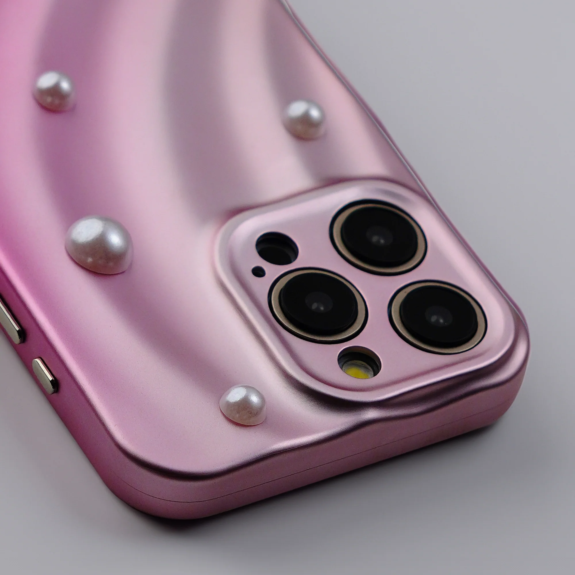 Luxury Matte Pearl Back Cover for Apple iPhone 15 Pro - Image 5