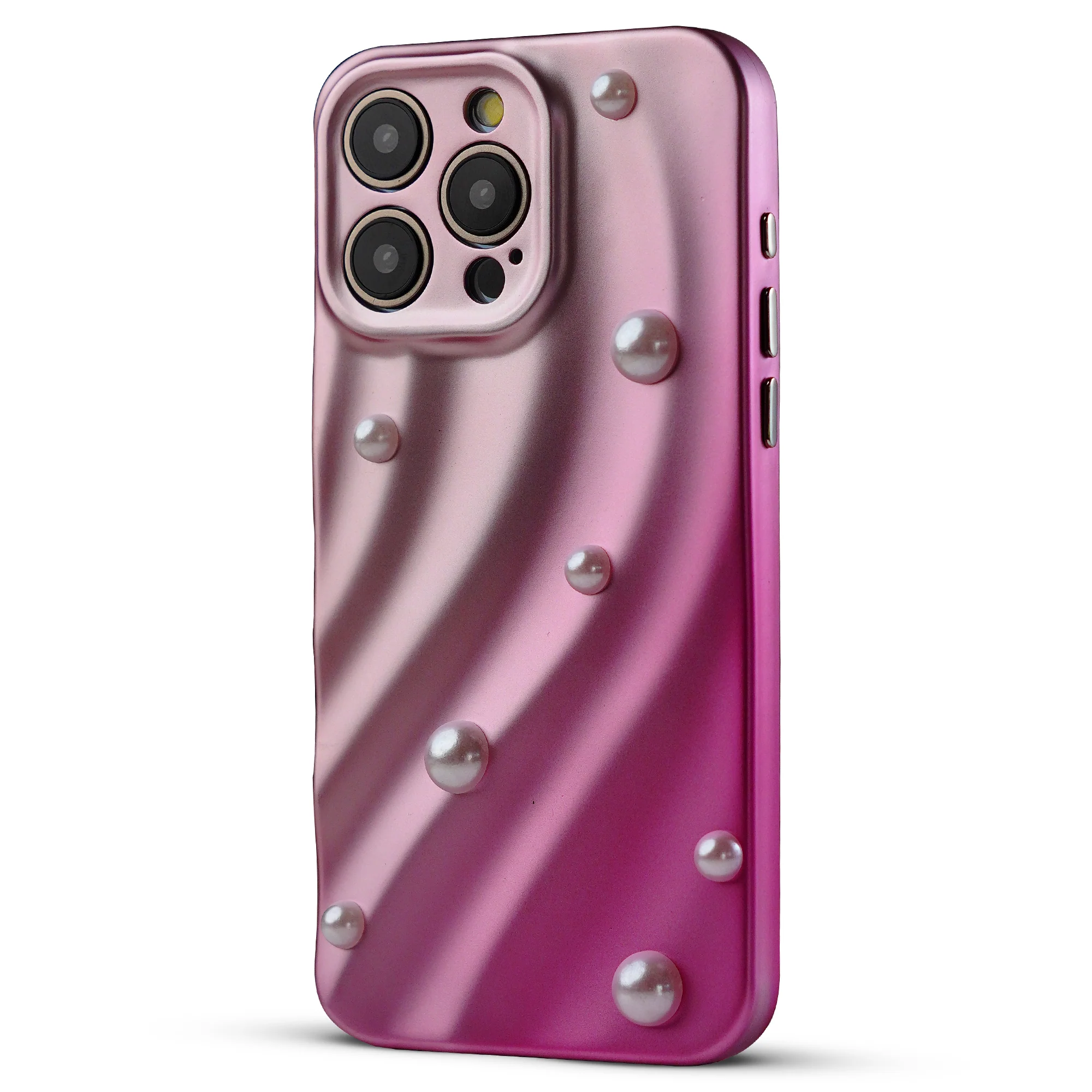 Luxury Matte Pearl Back Cover for Apple iPhone 15 Pro Max - Image 4