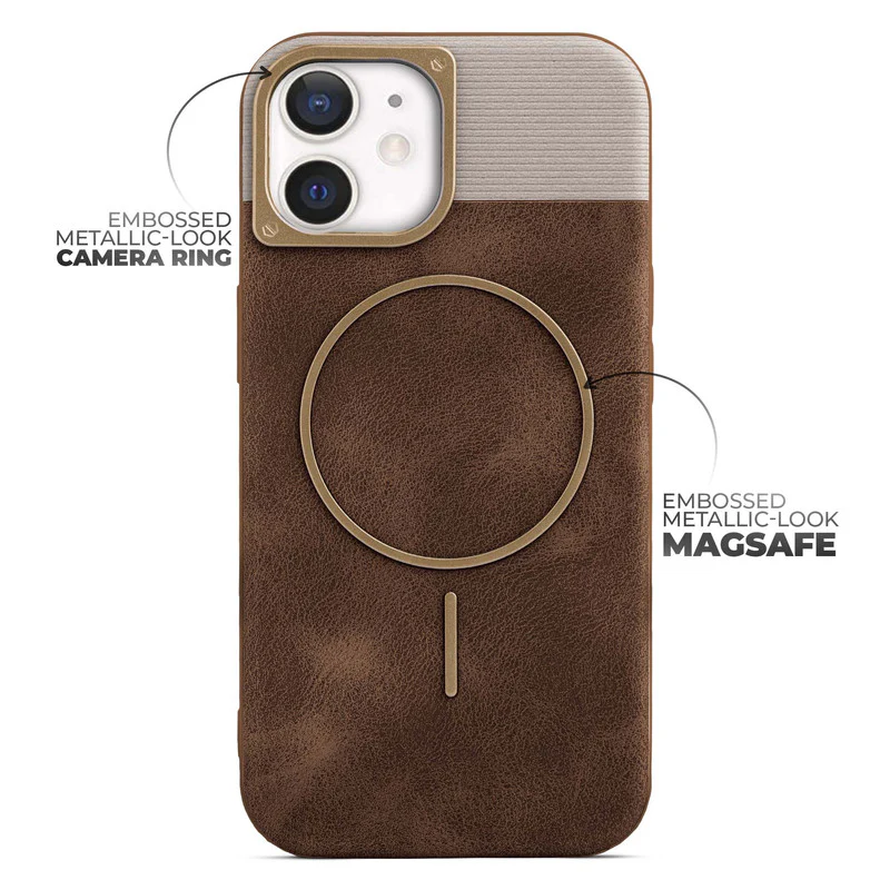 Luxury Leather Wireless Charging Support Case for Apple iPhone 11 - Image 10