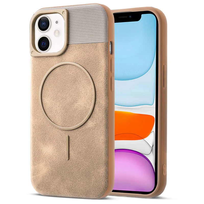 Luxury Leather Wireless Charging Support Case for Apple iPhone 11 - Image 25