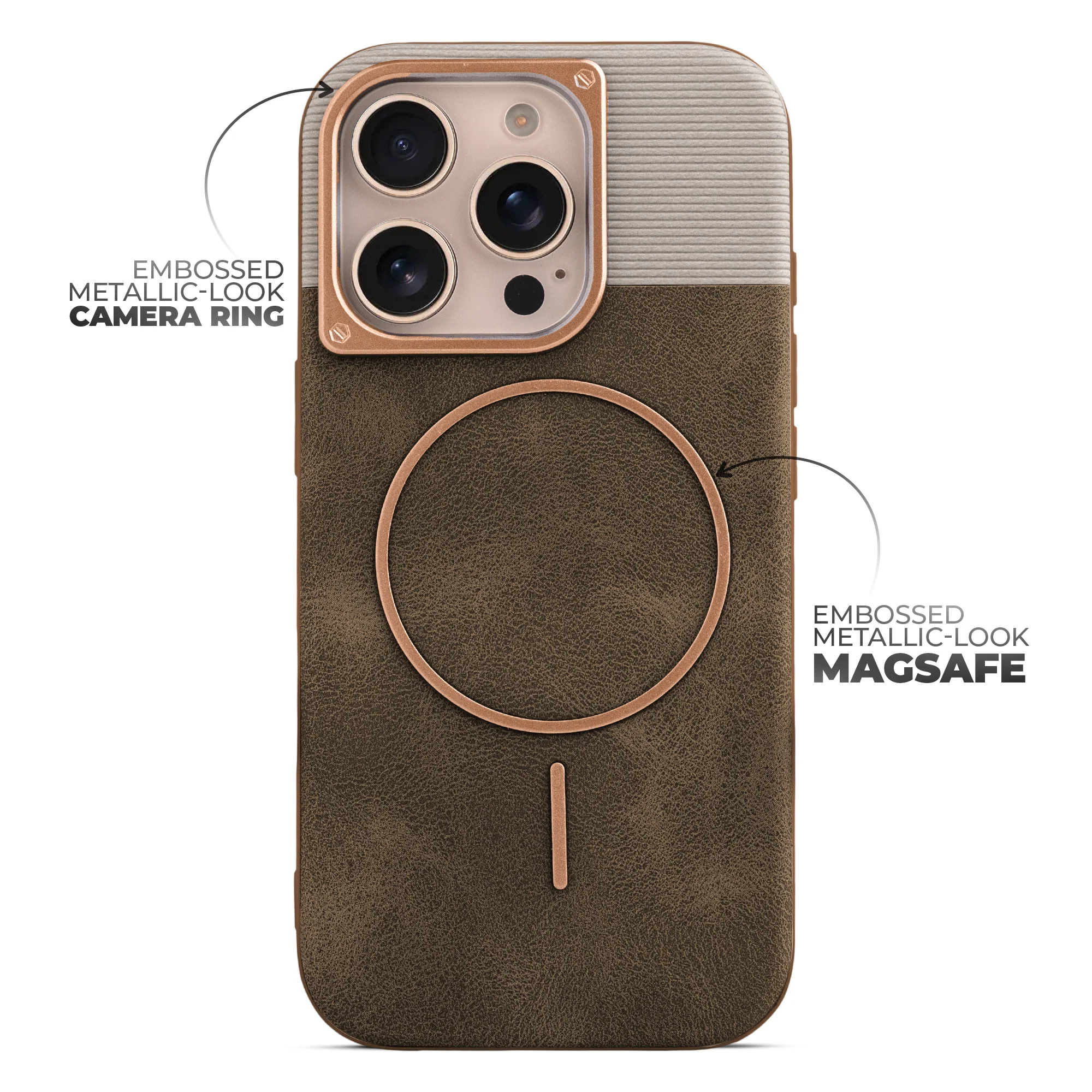 Luxury Leather Wireless Charging Support Case for Apple iPhone 15 Pro Max - Image 34