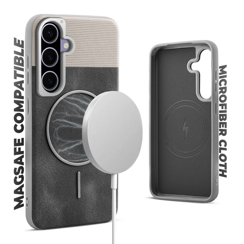 Luxury Leather Wireless Charging Support Case for Samsung A36 5G - Image 21