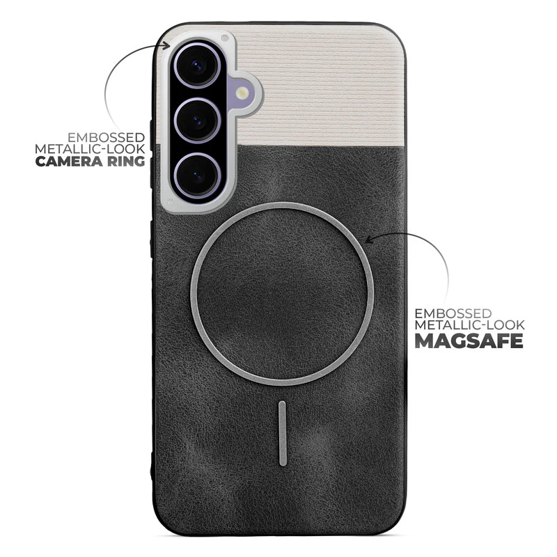 Luxury Leather Wireless Charging Support Case for Samsung A36 5G - Image 4