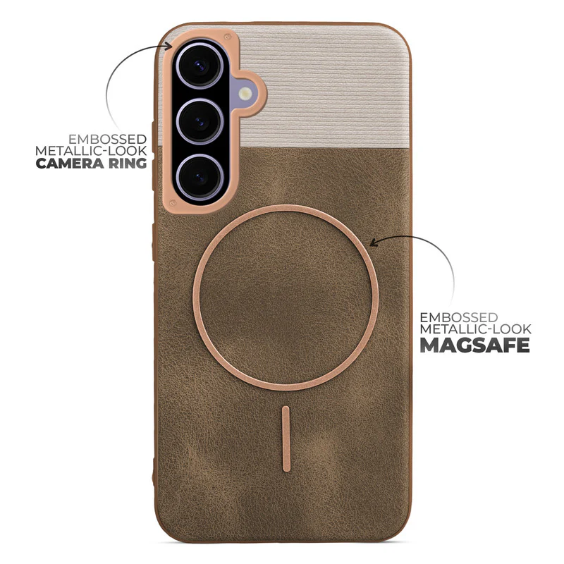 Luxury Leather Wireless Charging Support Case for Samsung A56 5G - Image 10