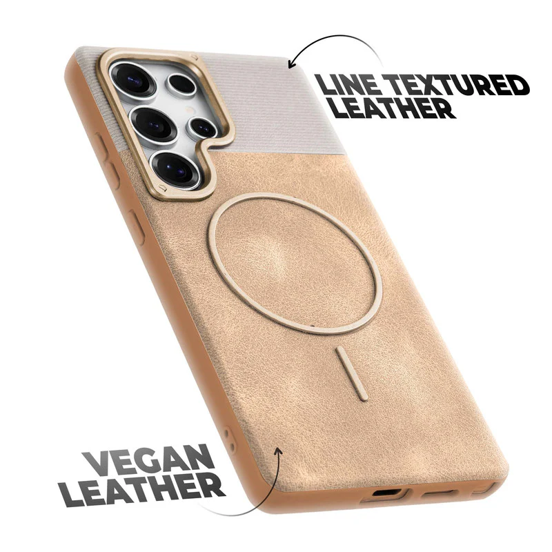 Luxury Leather Wireless Charging Support Case for Samsung S24 Ultra 5G - Image 30
