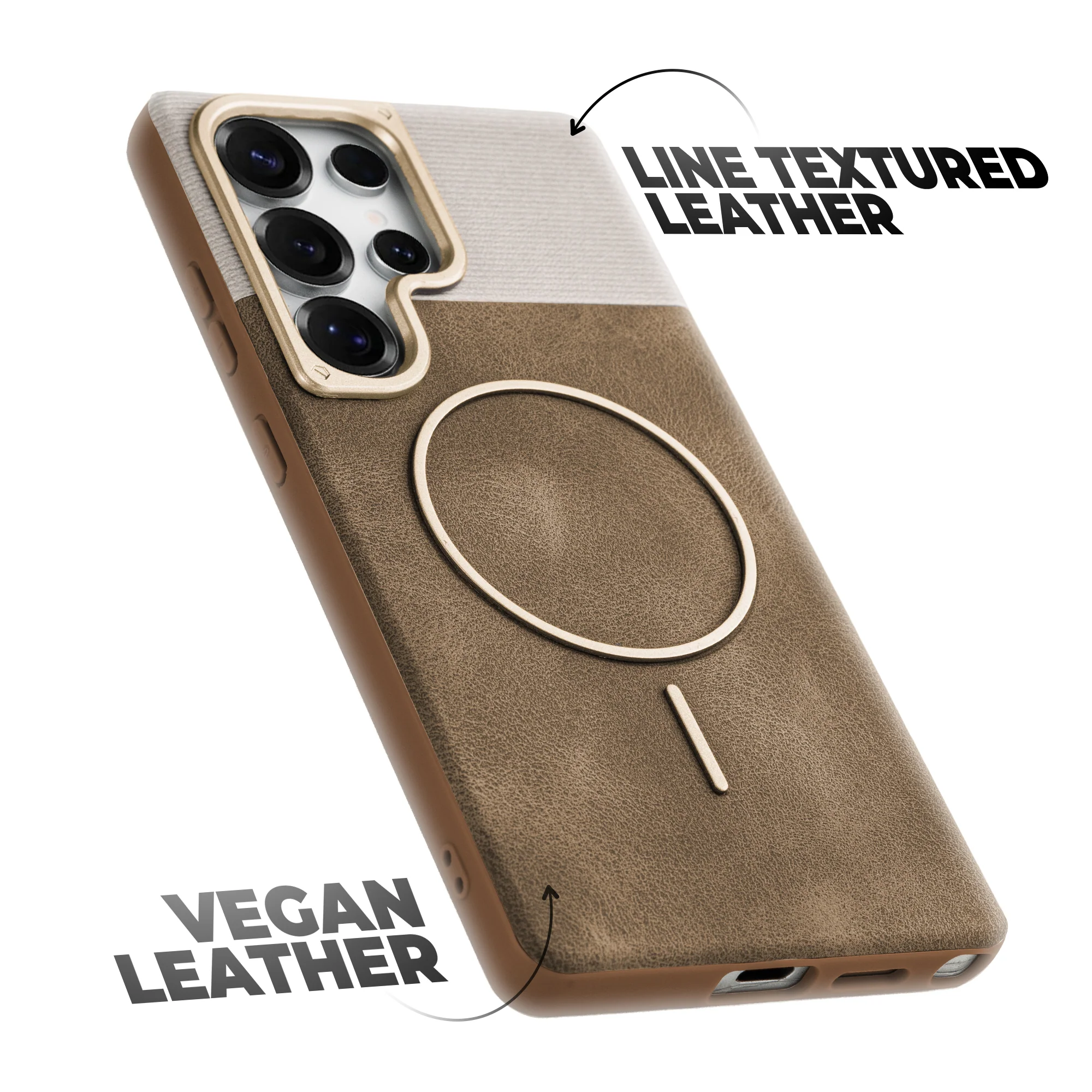 Luxury Leather Wireless Charging Support Case for Samsung S25 Ultra 5G - Image 36