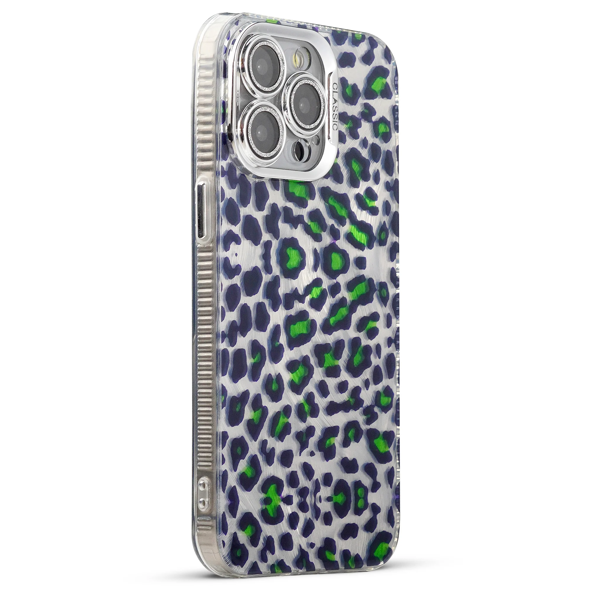 Luxury Shiny leopard Print Back Cover for Apple iPhone 15 Pro - Image 2