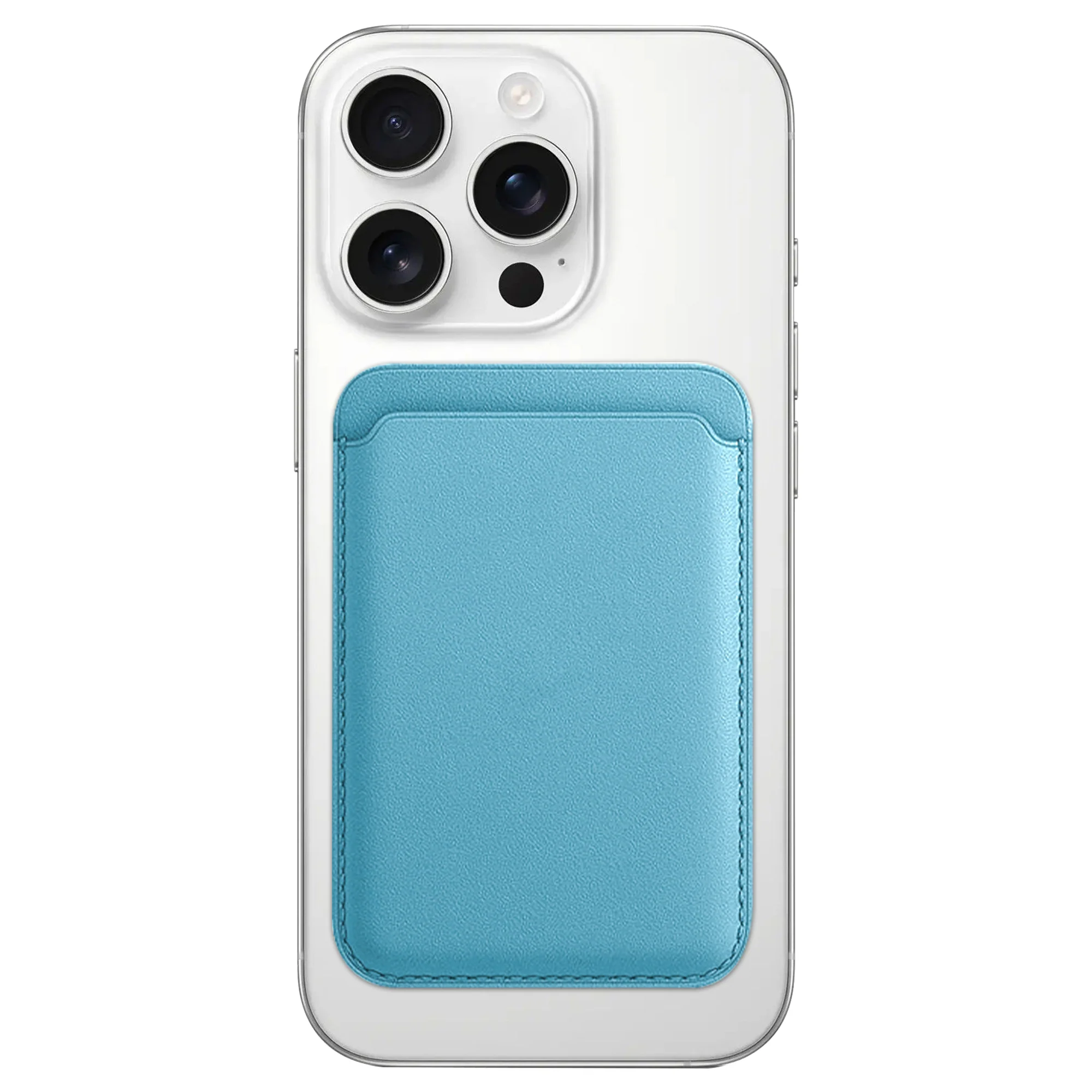 Magnetic Card Leather Wallet Holder Designed for Wireless Charging Support Compatible with Back Case - Image 13