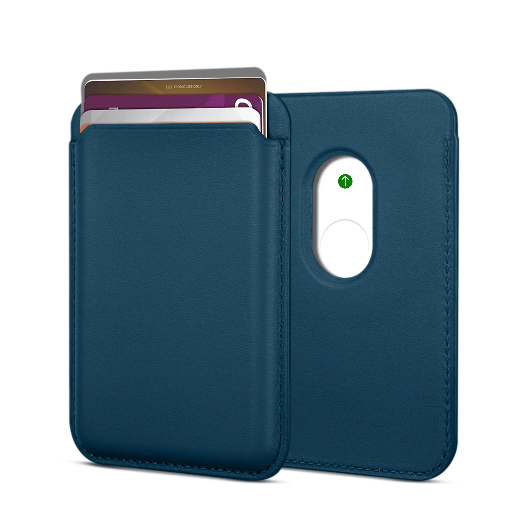 Magnetic Card Leather Wallet Holder Designed for Wireless Charging Support Compatible with Back Case - Image 41