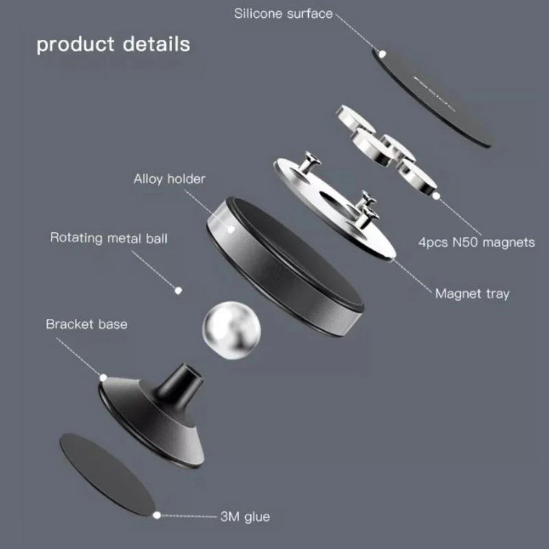 Magnetic Mobile Phone Holder for Car - Image 6