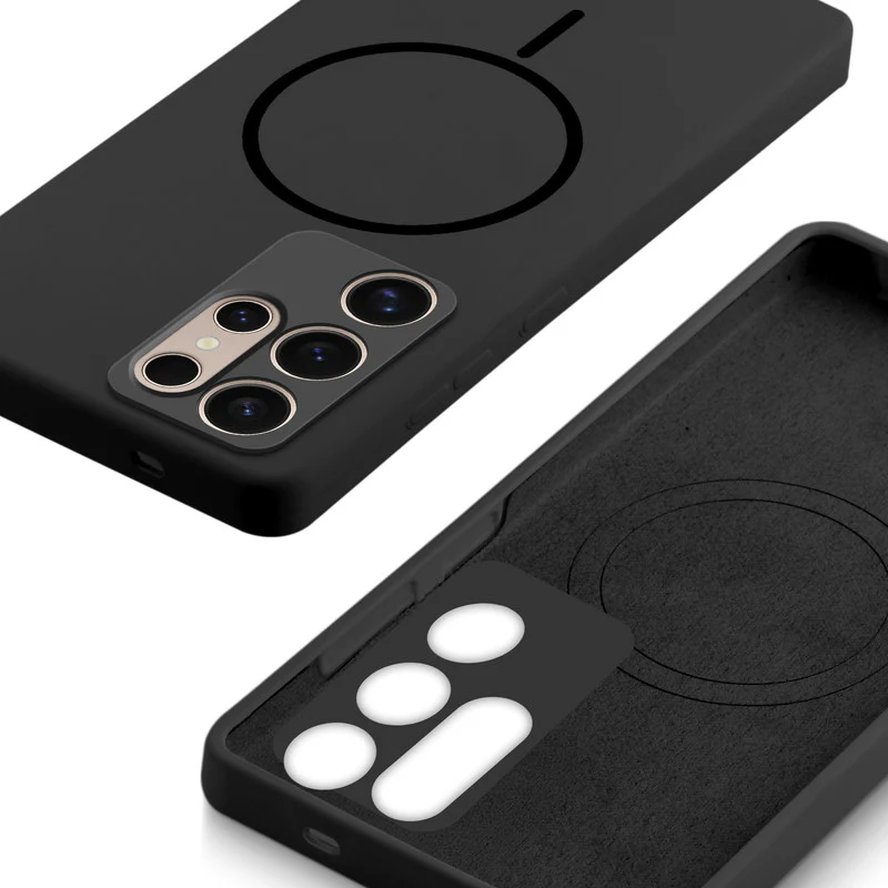 Wireless Charging Support Compatible Liquid Silicone Case For Samsung S25 Ultra 5G With Camera Protection - Image 12