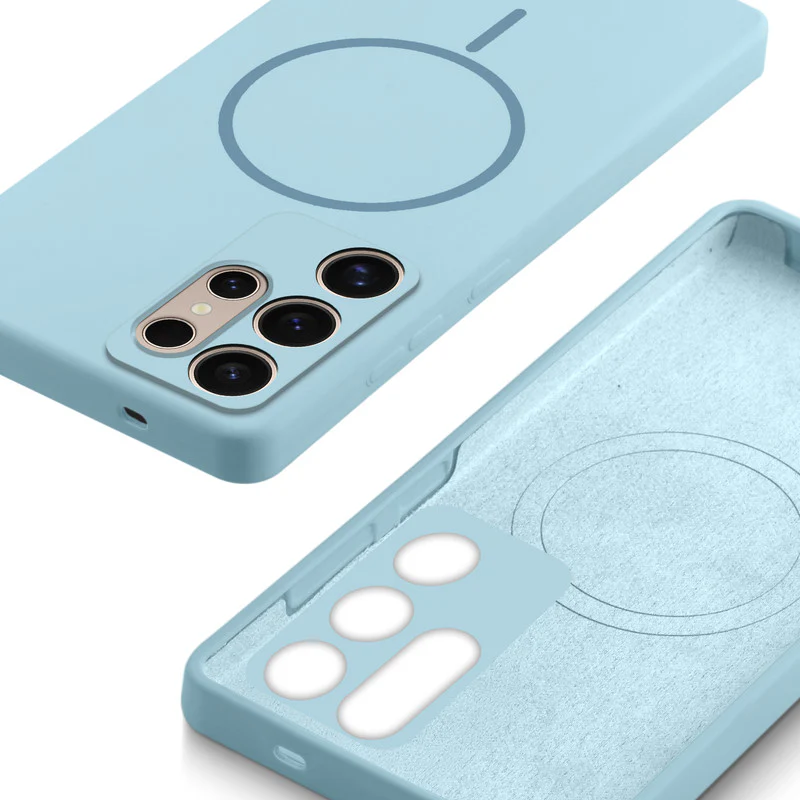 Wireless Charging Support Compatible Liquid Silicone Case For Samsung S25 Ultra 5G With Camera Protection - Image 24
