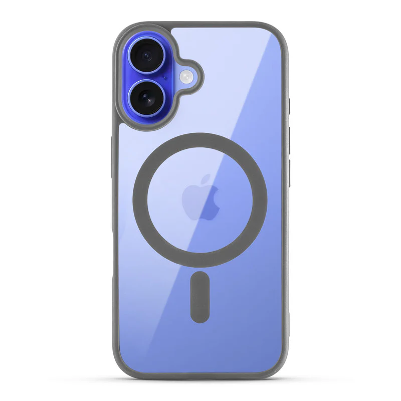 Wireless Charging Support Compatible Transparent Back with Soft Silicone Edge Back Cover For Apple iPhone 16 - Image 24