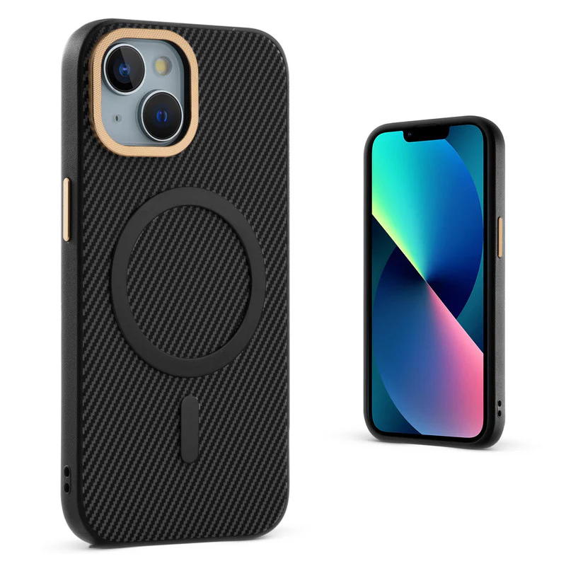 Wireless Charging Support Ready Checks Printed Back Case For Apple iPhone 13 with Enhanced Grip - Image 6