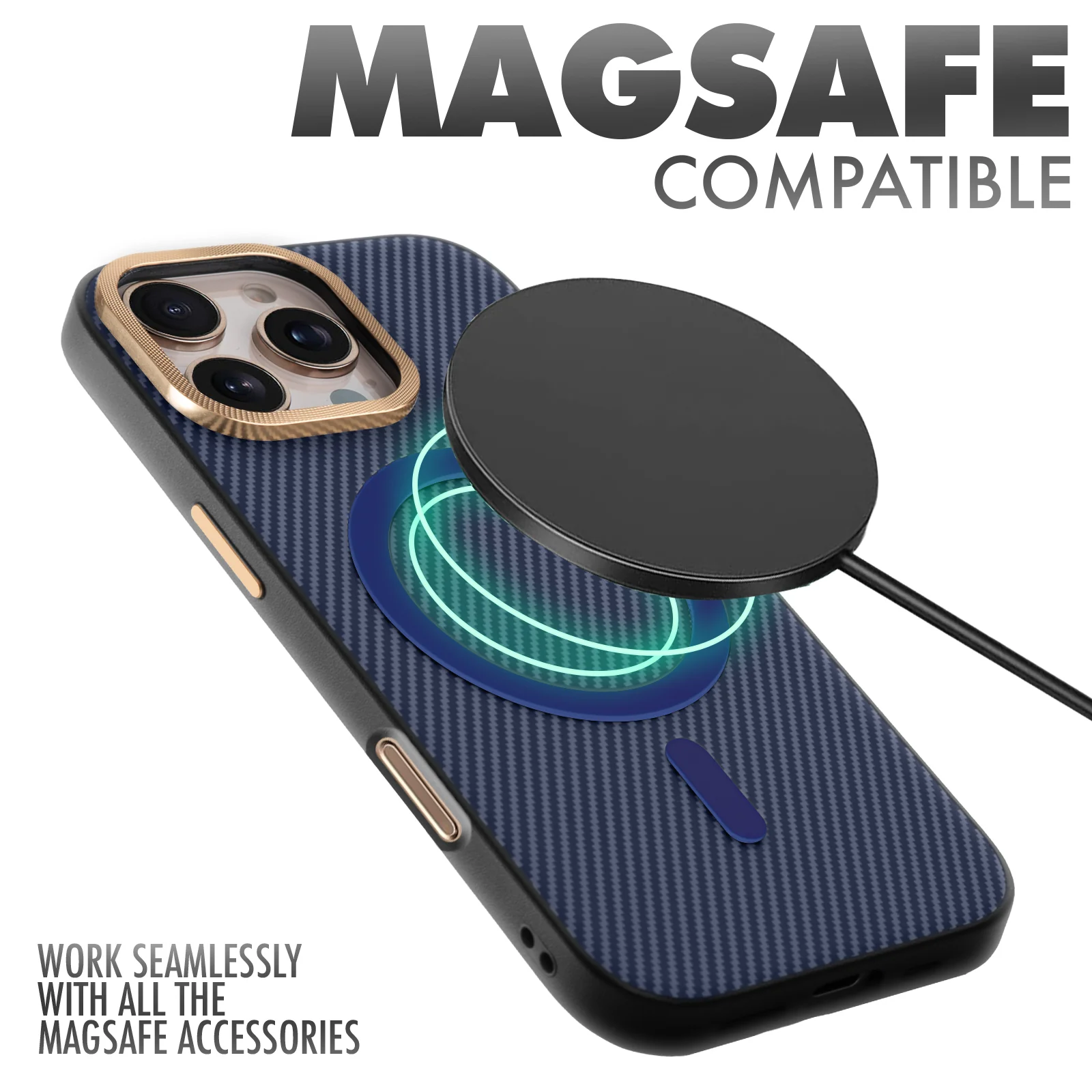 Wireless Charging Support Ready Checks Printed Back Case For Apple iPhone 16 Pro with Enhanced Grip - Image 25