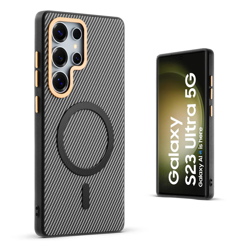 Wireless Charging Support Ready Checks Printed Back Case For Samsung S23 Ultra 5G with Enhanced Grip - Image 12
