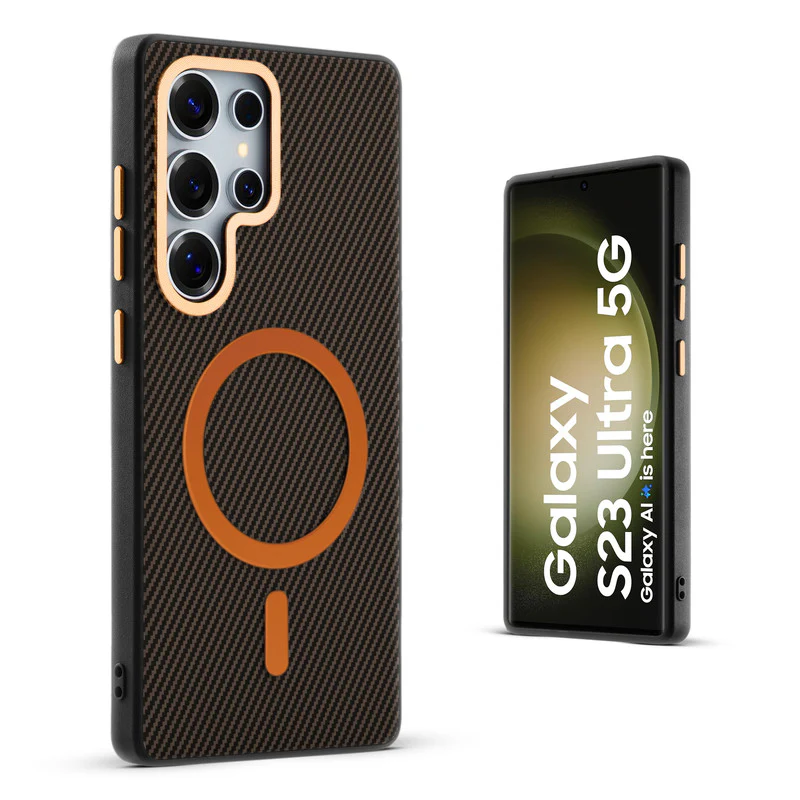Wireless Charging Support Ready Checks Printed Back Case For Samsung S23 Ultra 5G with Enhanced Grip - Image 18