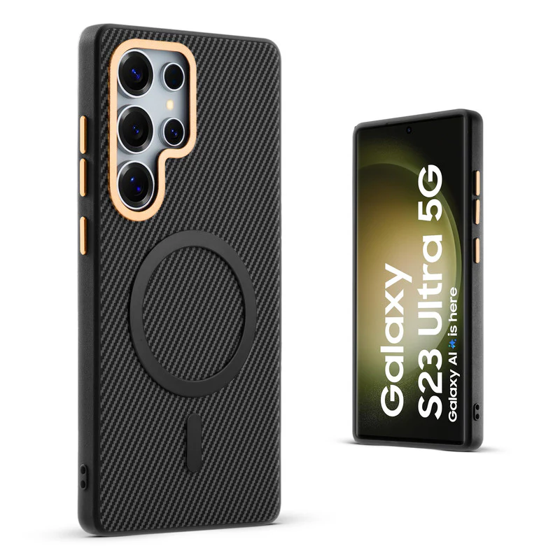 Wireless Charging Support Ready Checks Printed Back Case For Samsung S23 Ultra 5G with Enhanced Grip - Image 6