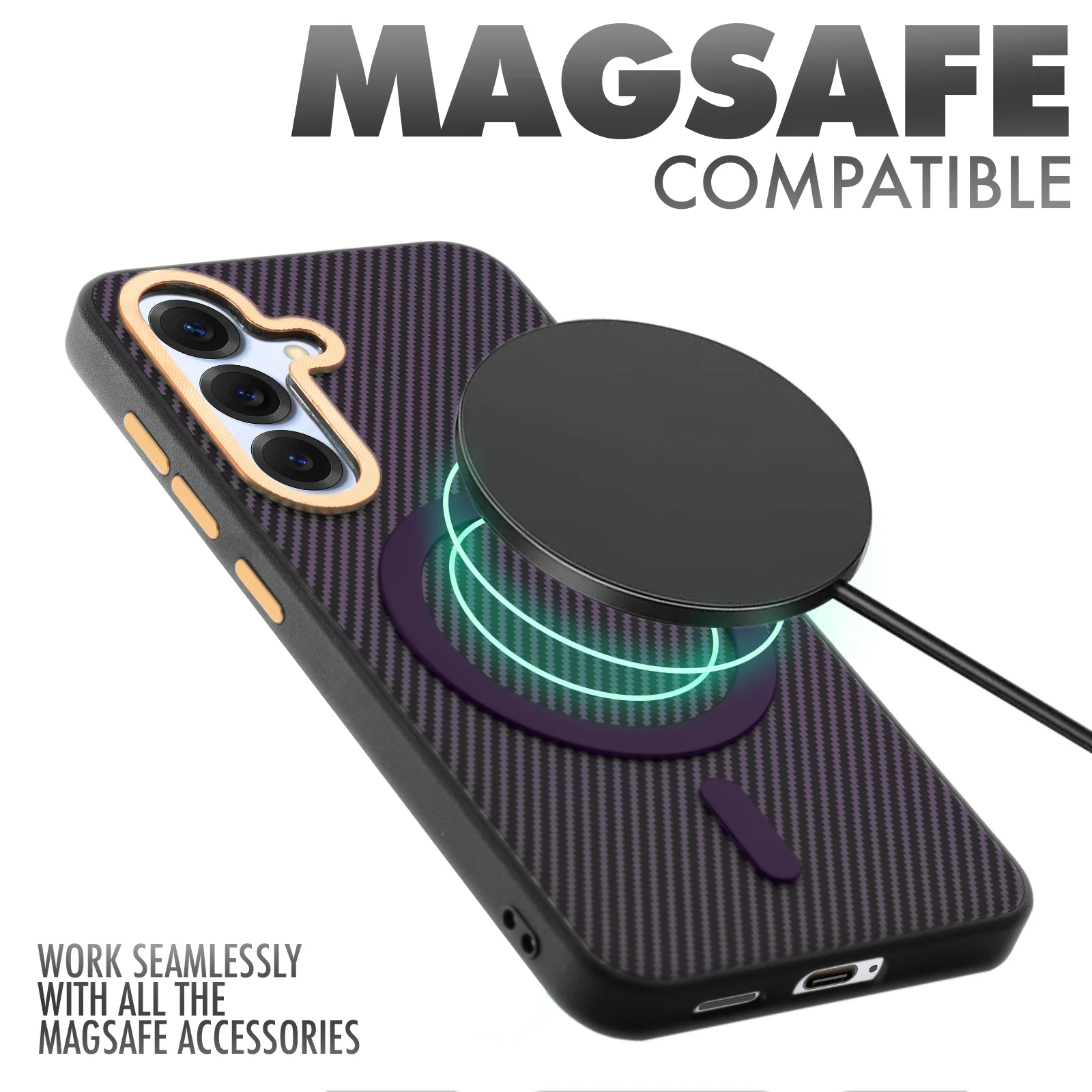 Wireless Charging Support Ready Checks Printed Back Case For Samsung S24 5G with Enhanced Grip - Image 19