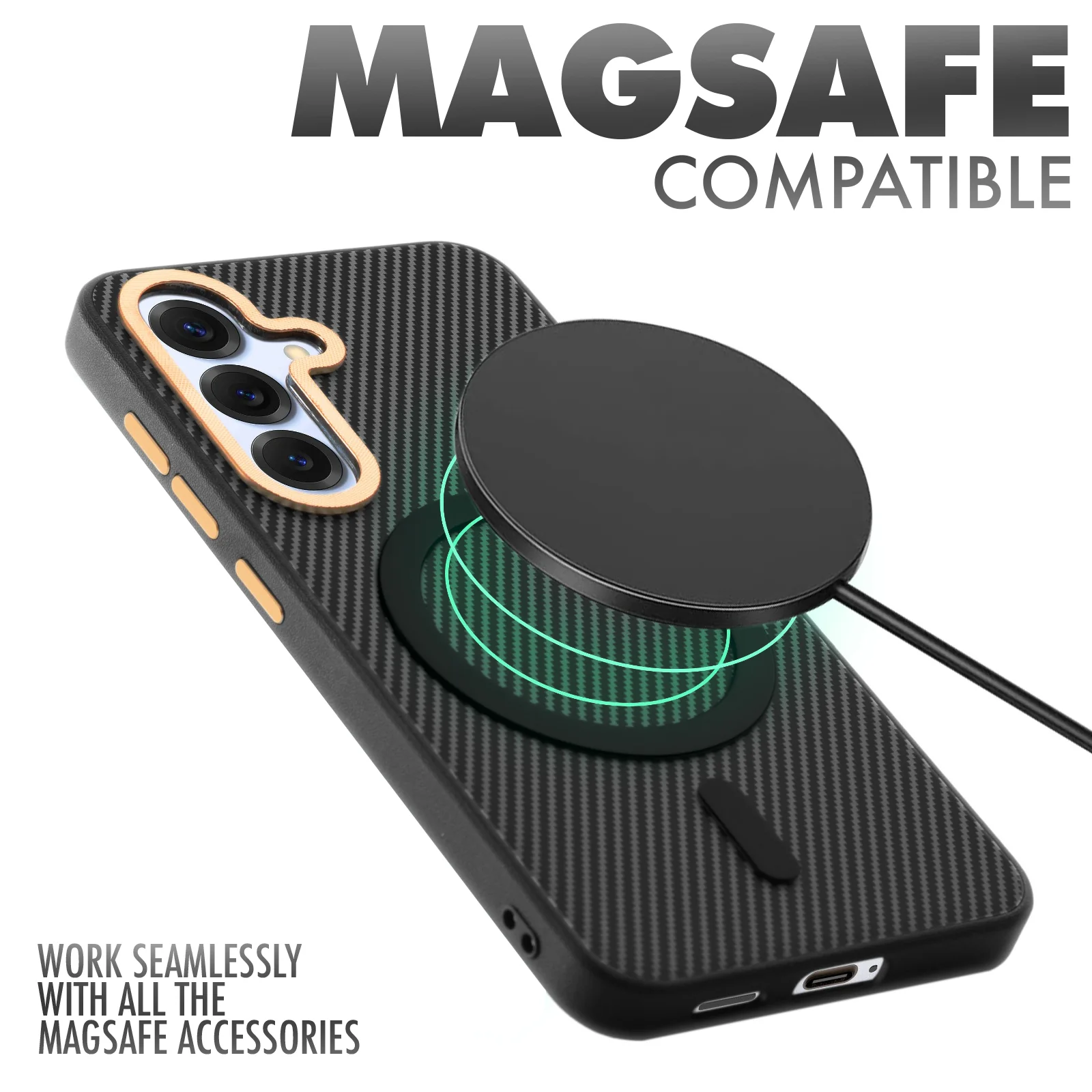 Wireless Charging Support Ready Checks Printed Back Case For Samsung S25 5G with Enhanced Grip
