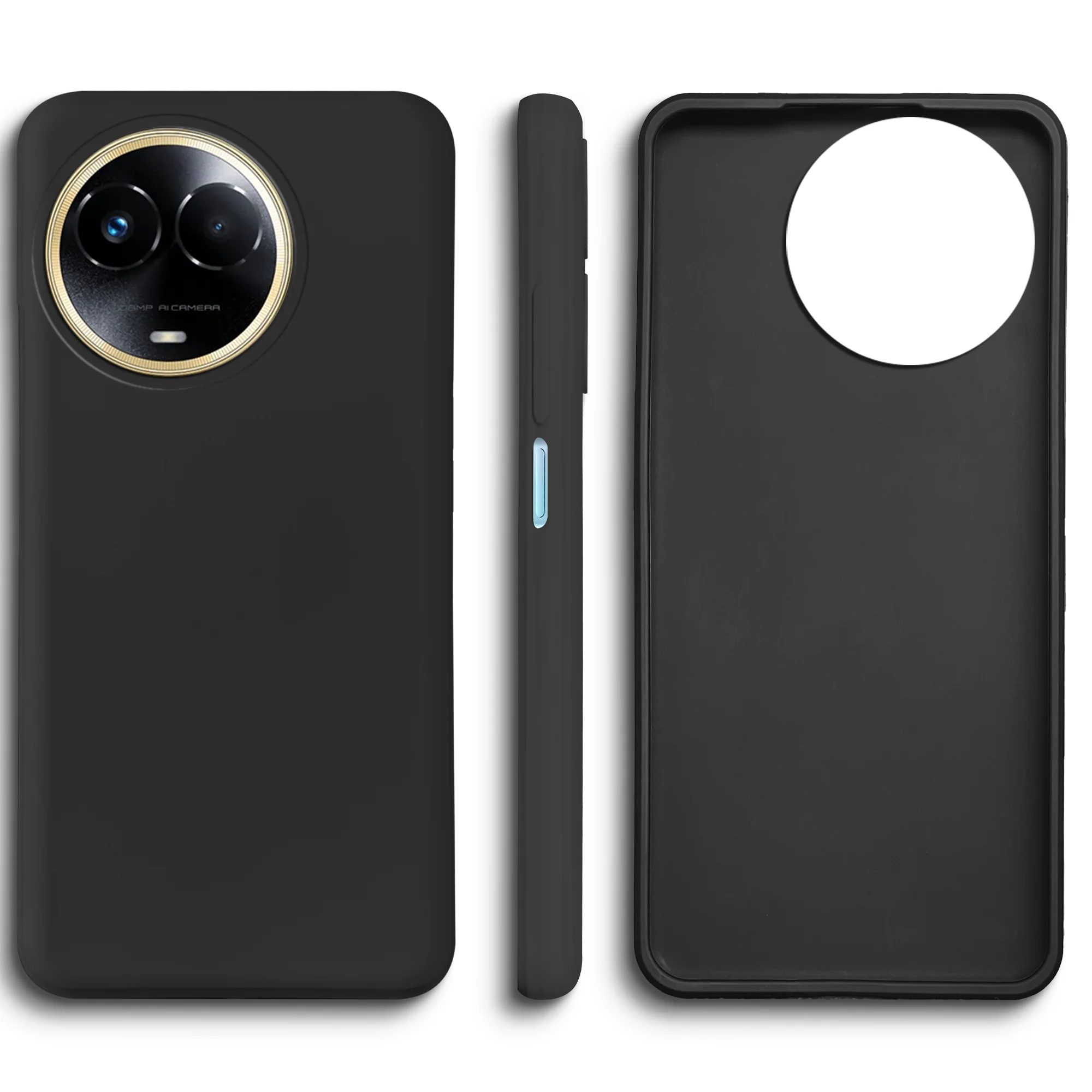 Matte Soft Silicone Back Cover for Vivo Realme C67 5G - Image 5