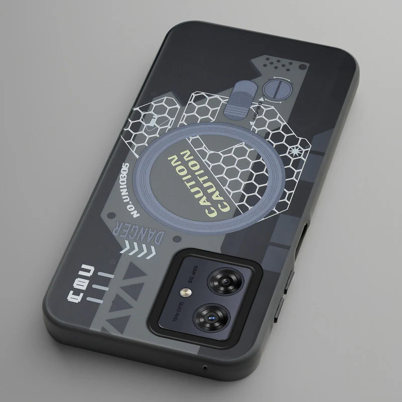 Mechanical Circuit Print Hard Back Cover For Motorola G54 5G - Image 11