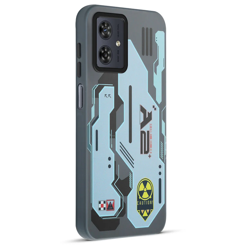 Mechanical Circuit Print Hard Back Cover For Motorola G54 5G - Image 23