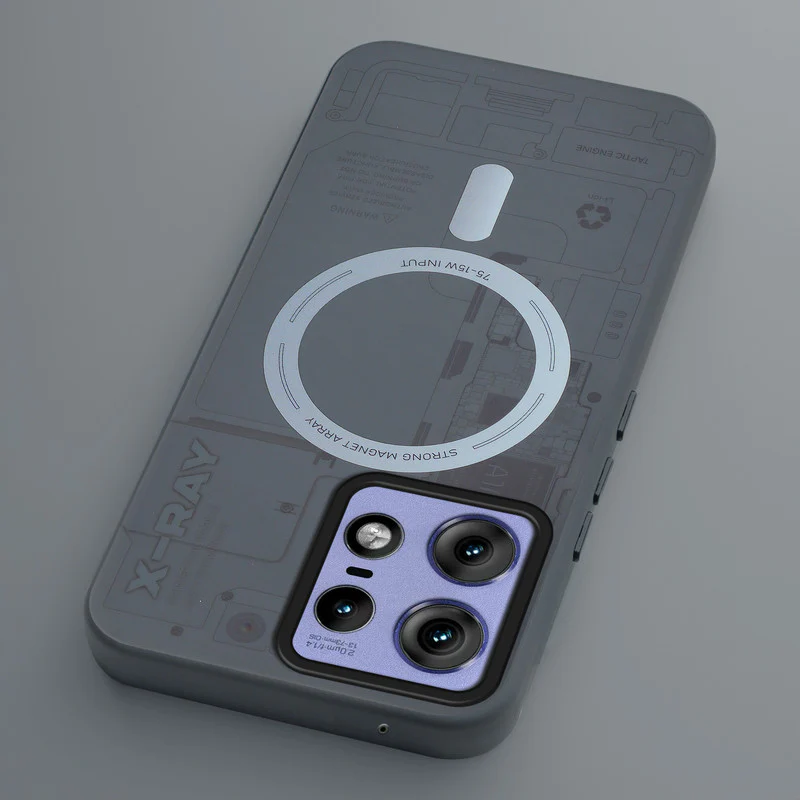 Mechanical Circuit Print Hard Back Cover For Motorola Edge 50 Pro 5G - Image 60