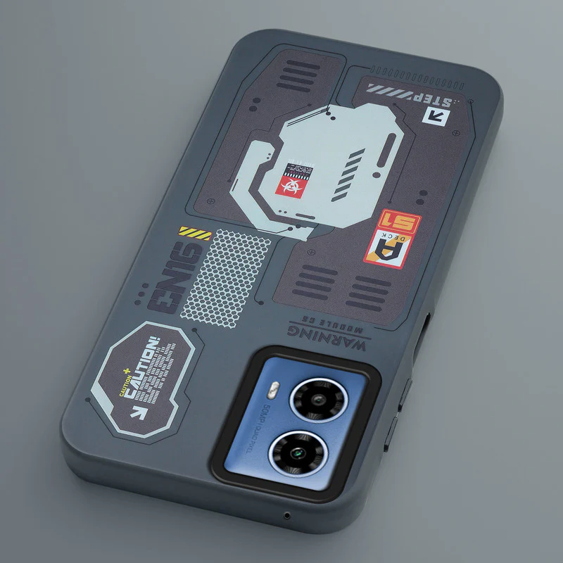 Mechanical Circuit Print Hard Back Cover For Motorola G34 5G - Image 40
