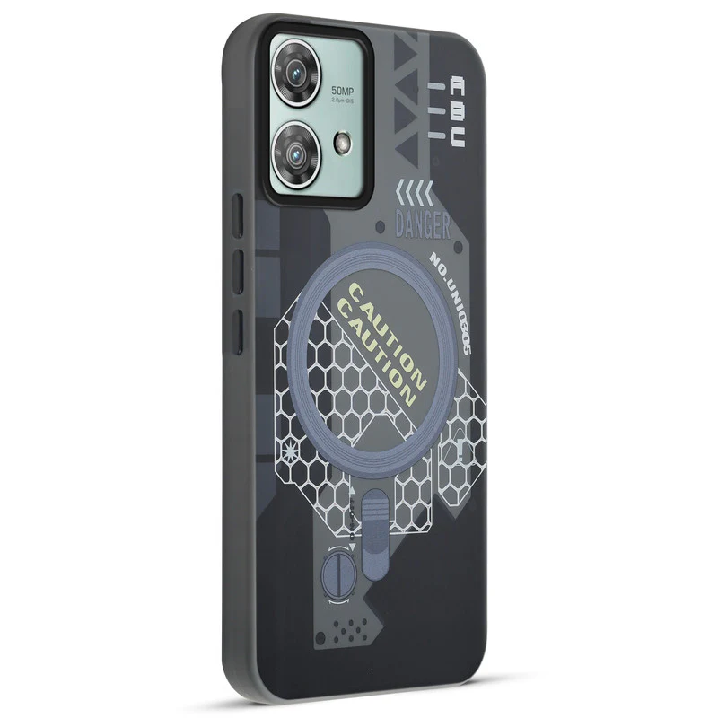 Mechanical Circuit Print Hard Back Cover For Motorola Edge 40 Neo 5G - Image 8