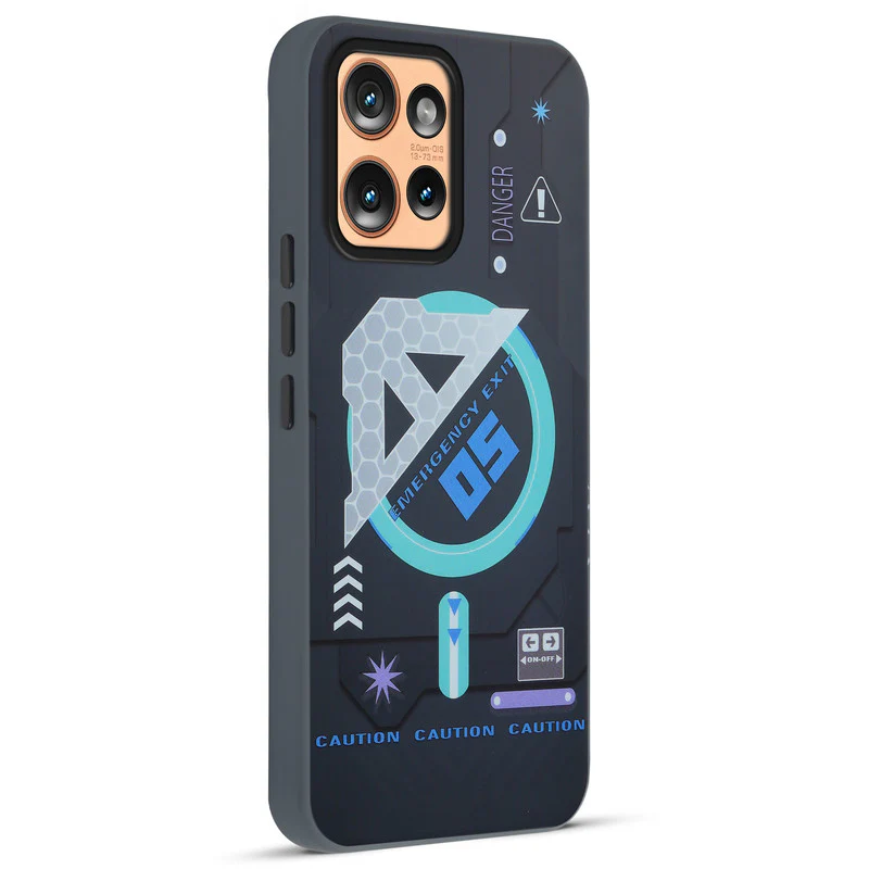 Mechanical Circuit Print Hard Back Cover For Motorola Moto Edge 50 5G - Image 15