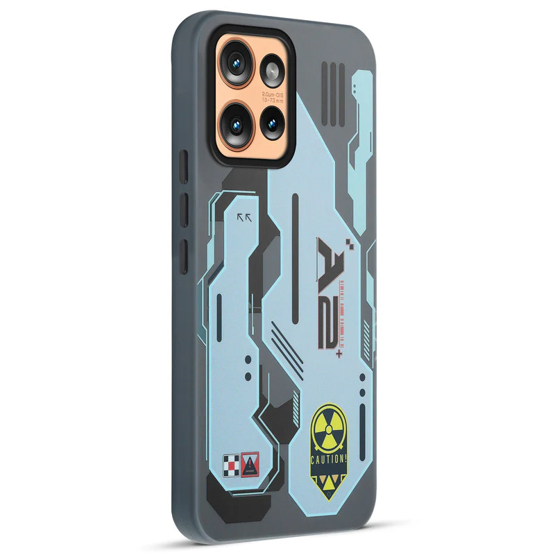 Mechanical Circuit Print Hard Back Cover For Motorola Moto Edge 50 5G - Image 27