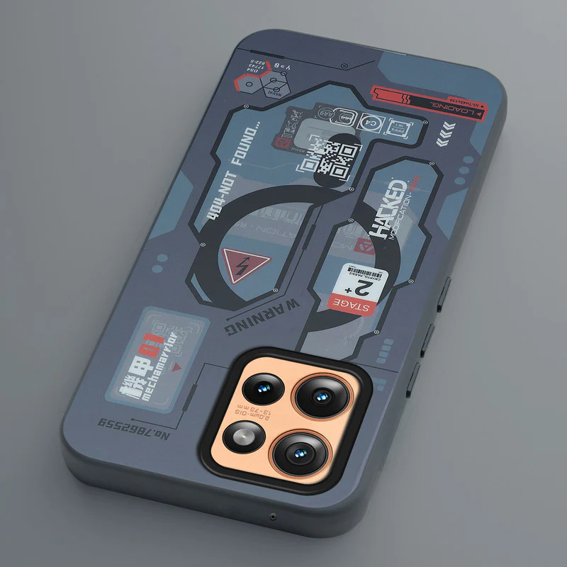 Mechanical Circuit Print Hard Back Cover For Motorola Moto Edge 50 5G - Image 48