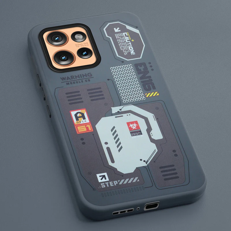Mechanical Circuit Print Hard Back Cover For Motorola Moto Edge 50 5G - Image 53